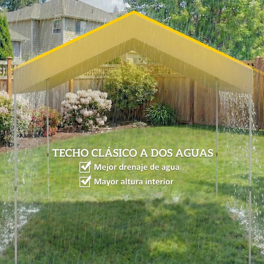 Tenda da Giardino Pieghevole ¨C Minimal ¨C Beige 240x240 cm