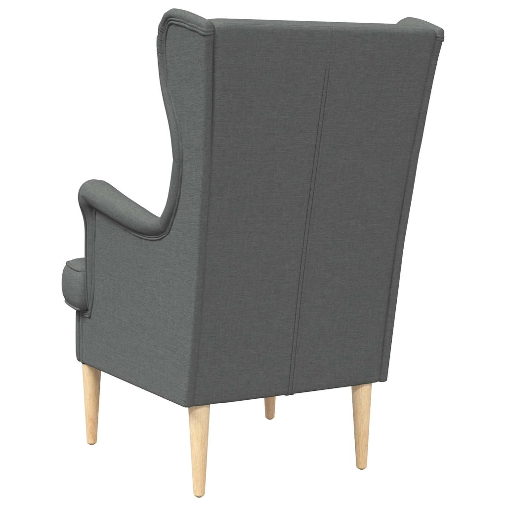Poltrona Grigio Scuro Tessuto 42029919
