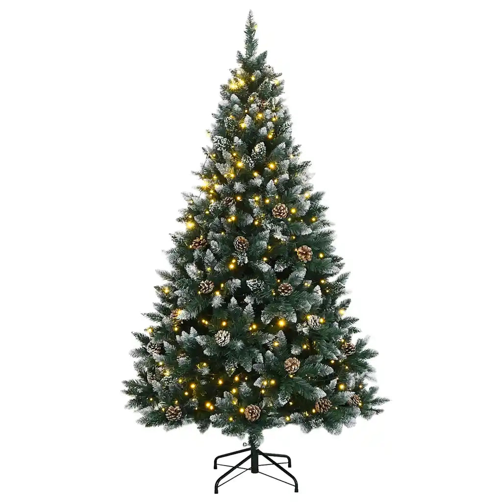 Albero di Natale Artificiale con 150 LED 120 cm 3315773