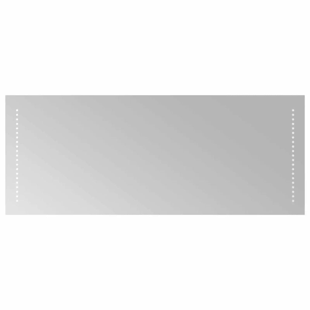 Specchio da bagno LED Trasparente 100 x 40 cm vetro temperato 42045784