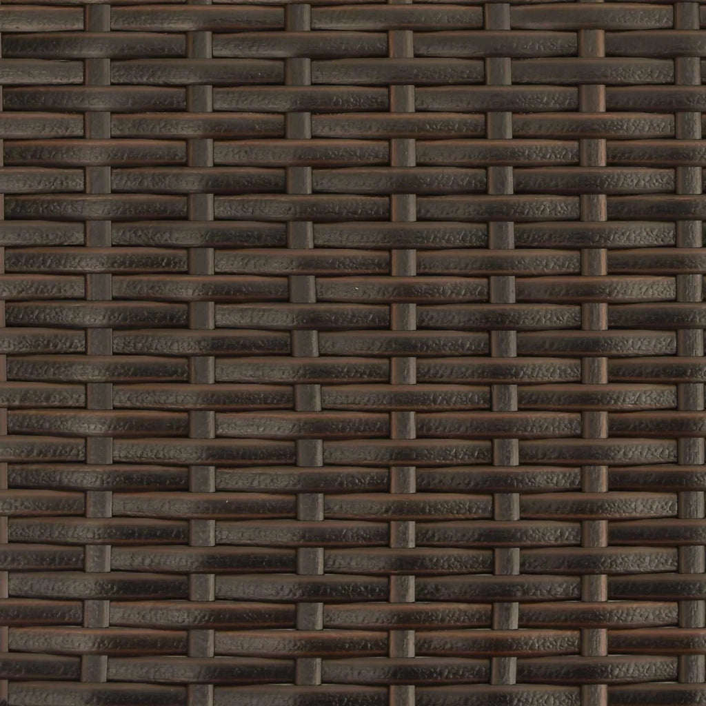 Set di divani 5 pz Marrone e Bianco Crema 3447834
