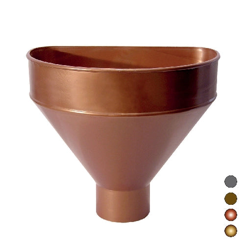 RACCOGLITORE MONOLITICO IN PVC PER PLUVIALI- Diam. 80 - Rame rosso- DH- pezzi 1