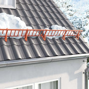 Guardia per neve sul tetto Rosso 800 x 29,5 x 34,5 cm Acciaio 42028462