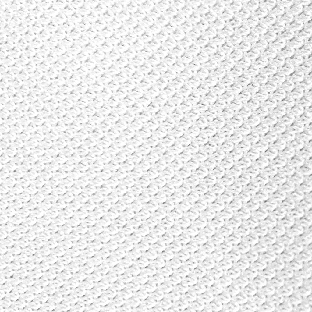 Set 2 Coprisedie Elasticizzati in Poliestere Bianco