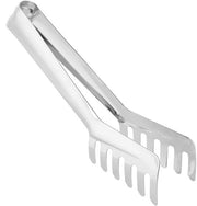 Spaghettatang in Acciaio Inossidabile - Pastatang - Resistente al Calore - Manico Ergonomico - Sostenibile - Design Unico - Noce di Spaghettatang