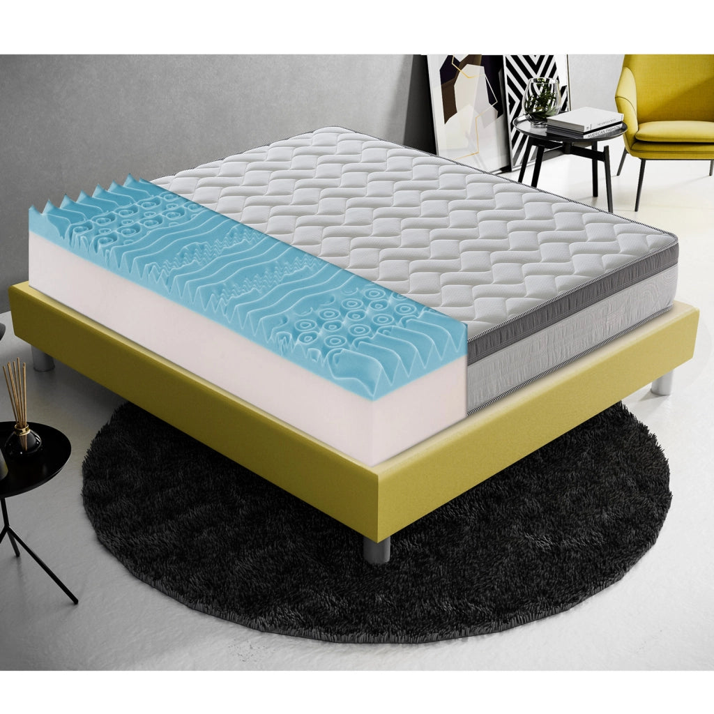 Materasso Singolo 80x200 in memory Foam  Alto 26 cm  9 Zone differenziate