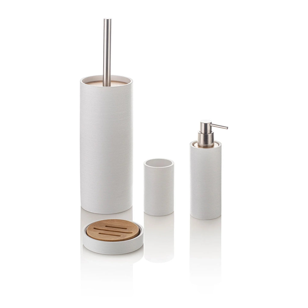 Set bagno 4 pezzi GAETA bianco