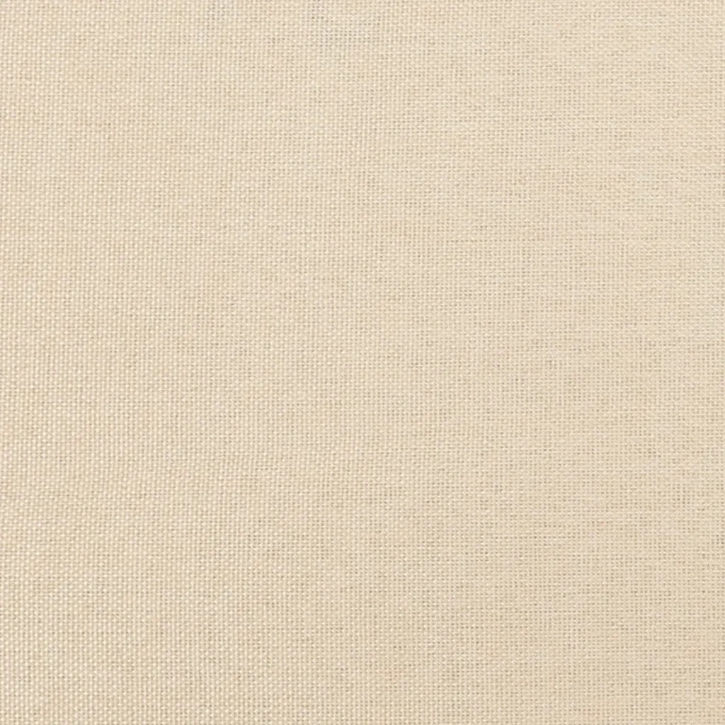 Letto singolo | Letto per adulti | Giroletto senza Materasso Crema 100x200 cm in Tessuto