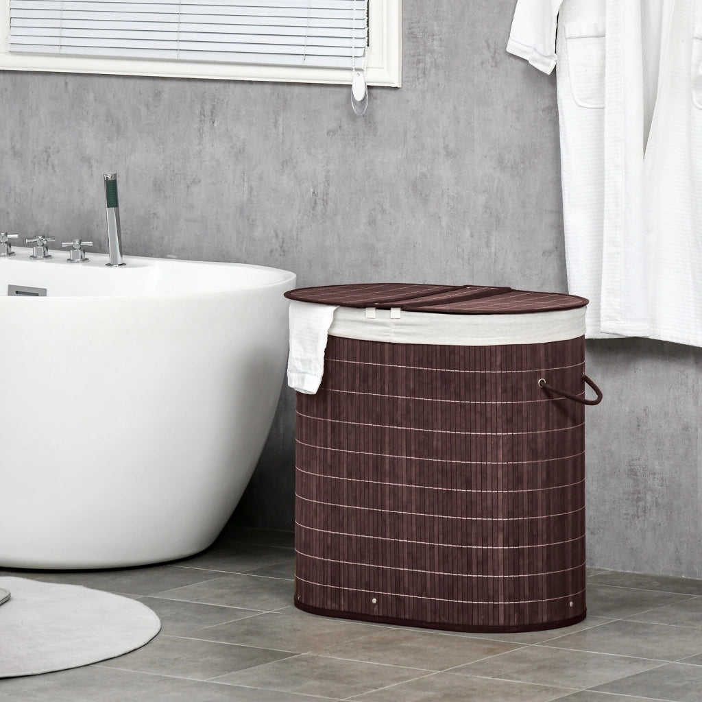 Cestino per Biancheria ¨C Minimal ¨C Marrone 38x38x57
