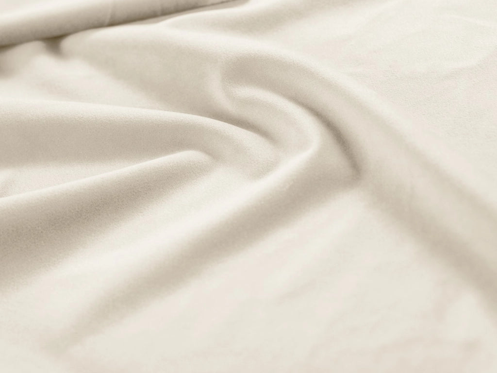 Cosmopolitan Design - Divano "Bali" 2 posti in velluto beige chiaro 