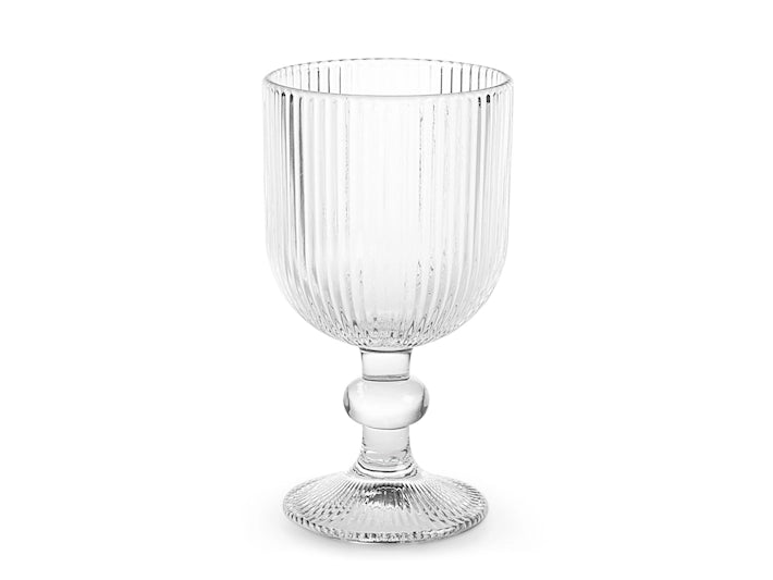 Calice Epoque in vetro trasparente rigato 25 cl