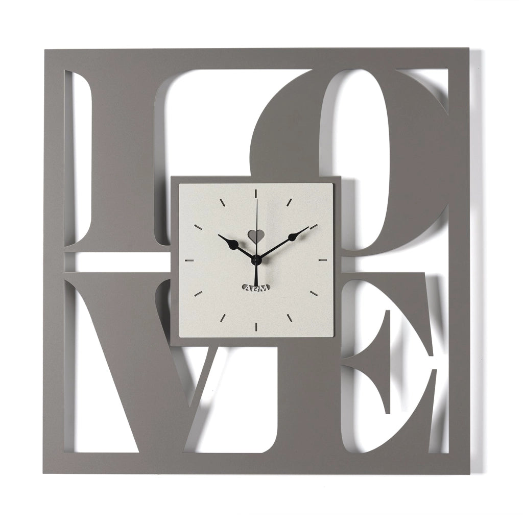 Orologio da parete di design Love Fango,avorio