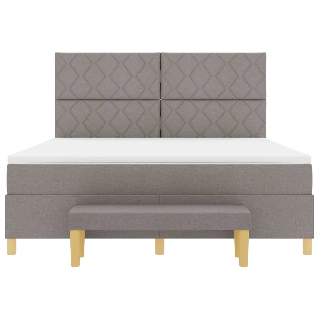 Letto a molle con testiera Talpa 180 x 200 cm Tessuto 3344398