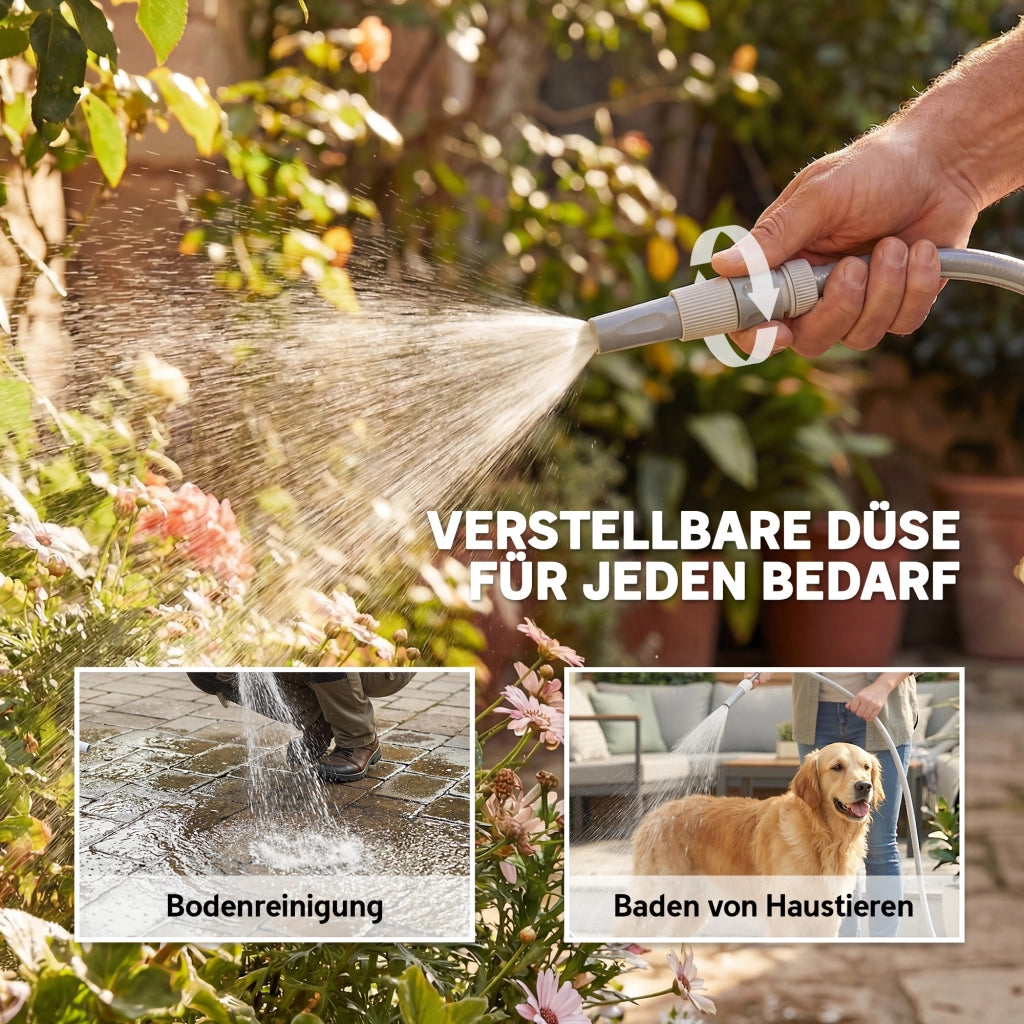 Avvolgitubo per Giardino con Tubo 20 m ¨C Minimal ¨C Grigio 180¡ã