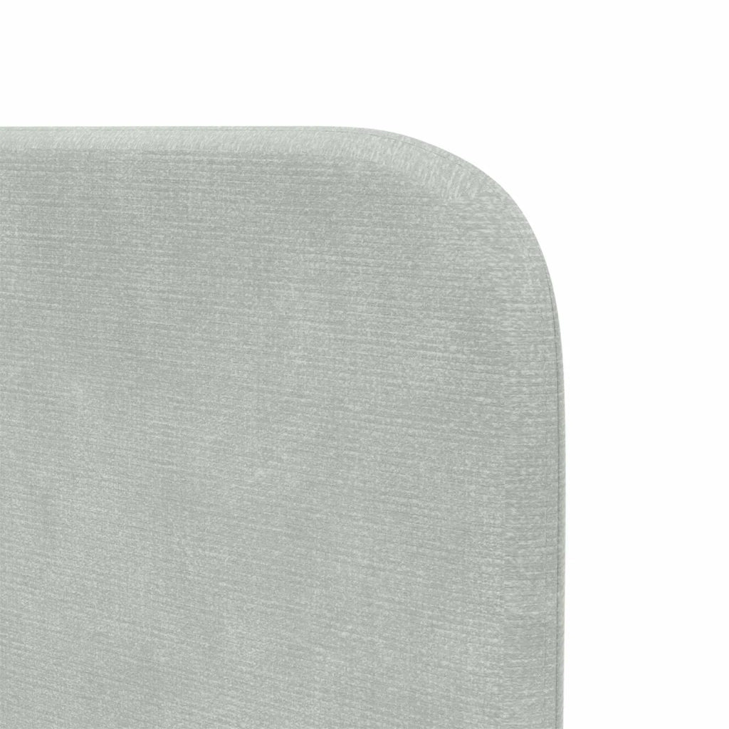 Orecchia della Testata Grigio chiaro 40,5 x 40,5 x 4 cm Velluto CFW3668670