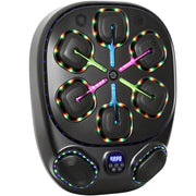 Macchina da Boxe Musicale a Parete ¨C Xylo ¨C 9 Modalit¨¤, LED, Bluetooth, 61x48x11 cm, Nero