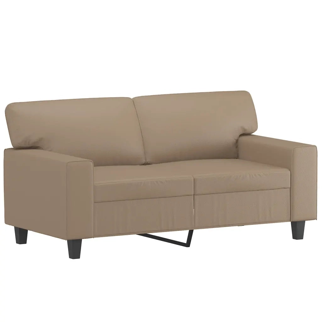 Set di Divani 3 pz Cappuccino in Similpelle 3201923