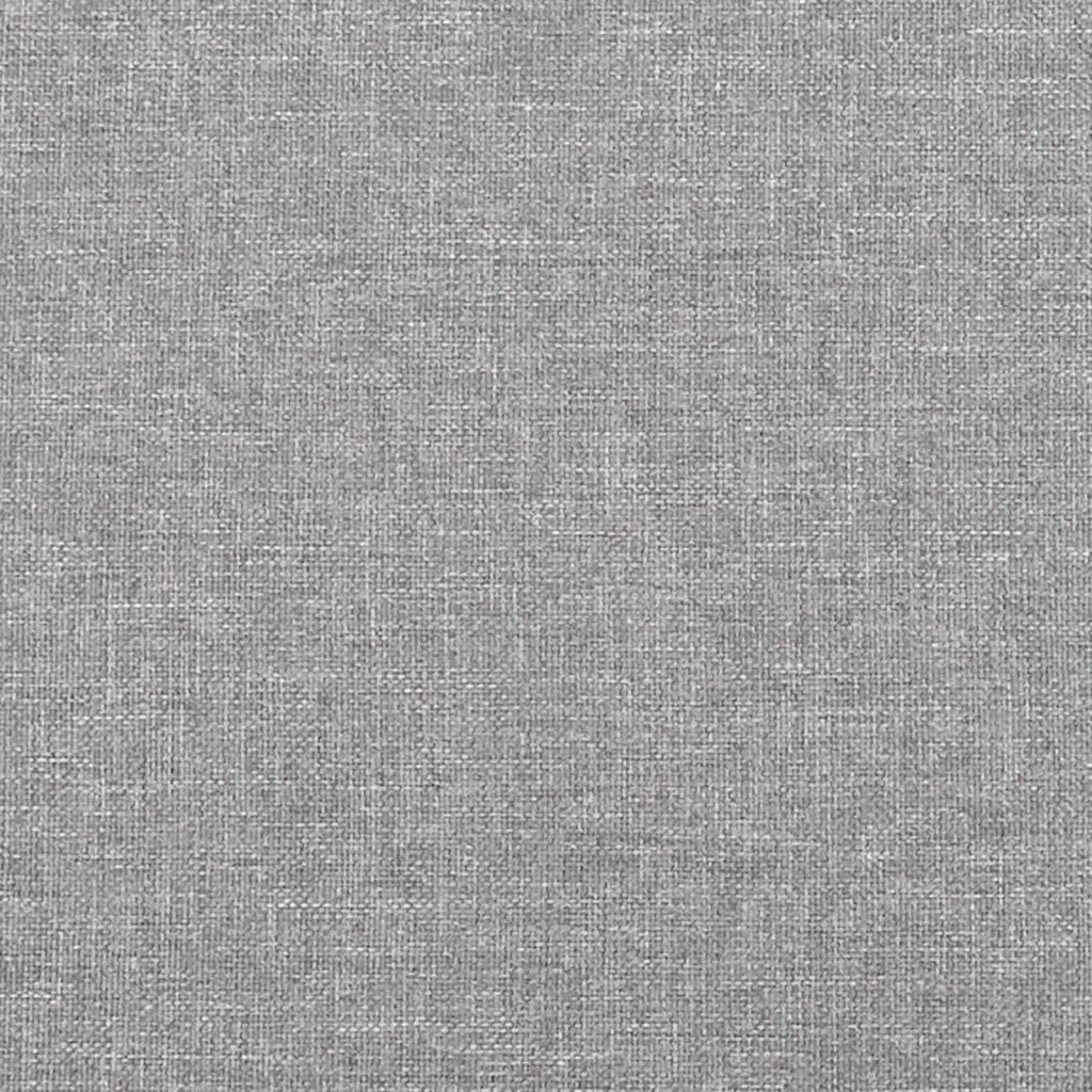Testiera ad Orecchio-Testata con Orecchie Grigio Chiaro 163x16x78/88 cm in Tessuto 387853