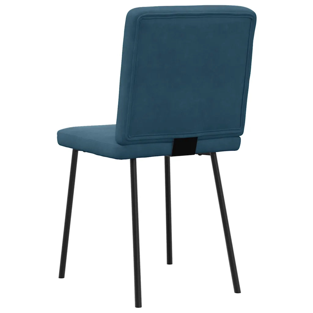 Sedie da Pranzo 2 pz Blu in Velluto 4101196