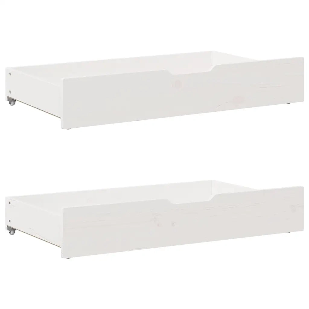 Giroletto Bambini con Cassetti-Struttura Letto Bambini 80x200 cm Legno Massello di Pino 462144