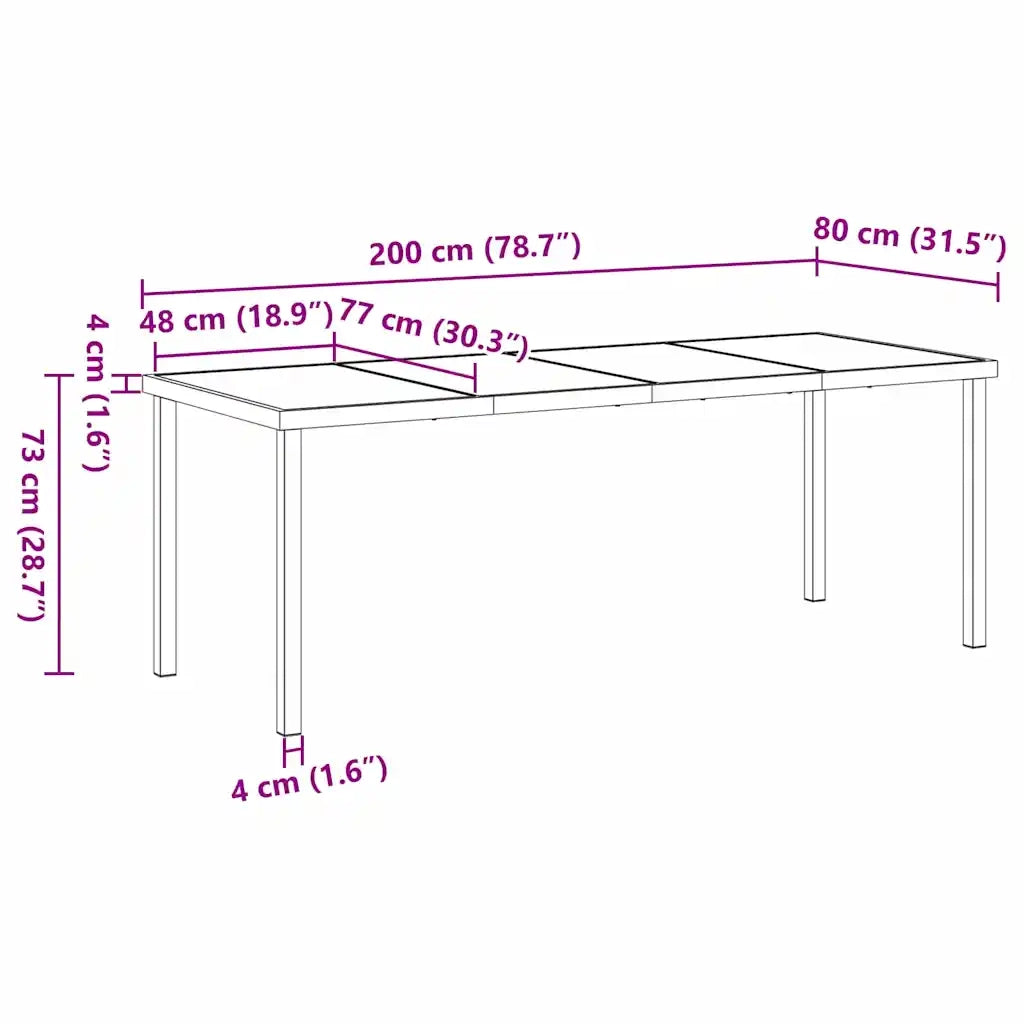 Set da Pranzo per Giardino con cuscino 7 pcs Grigio polyrattan 3380440