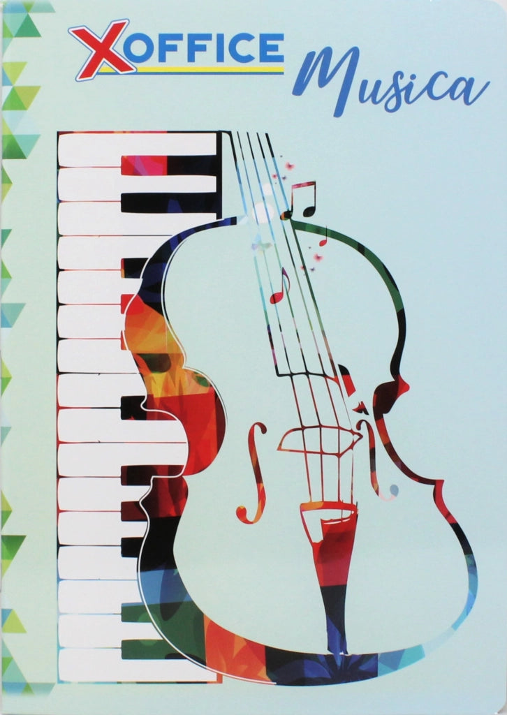 MAXIQUADERNO PENTAGRAMMATO MUSICA 100 GR 16 FG