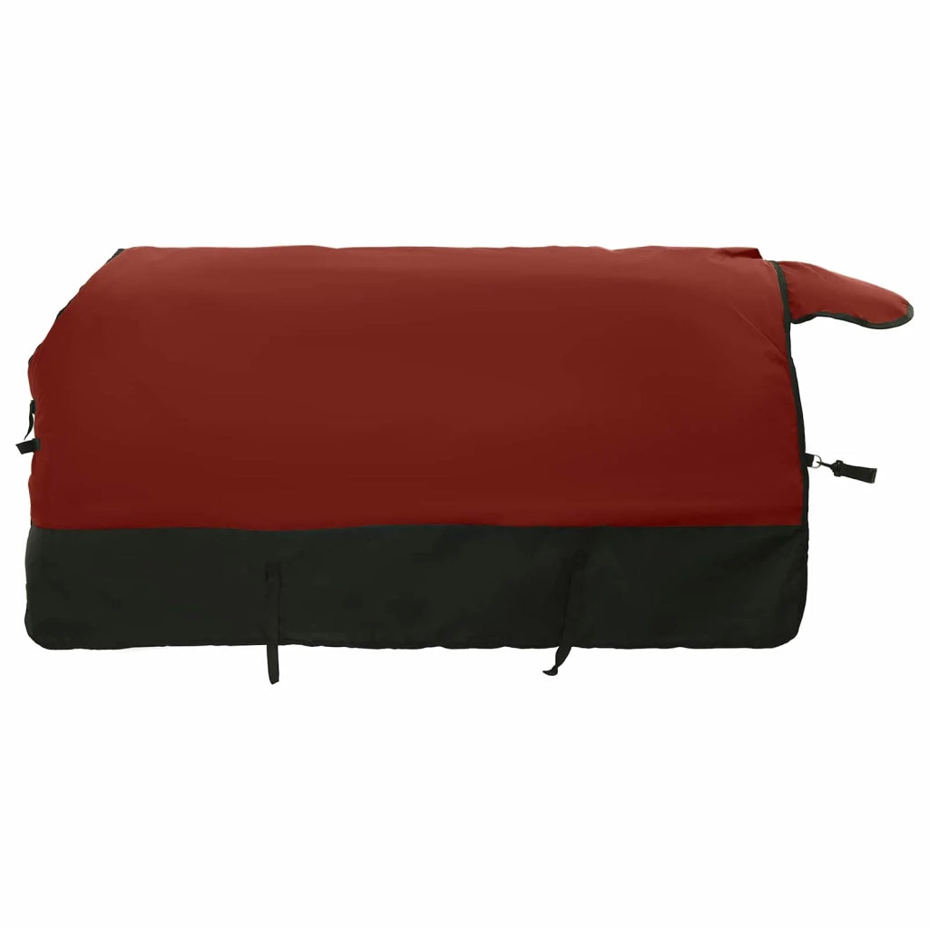Coperta per Cavalli Verde Scuro e Nero 155 cm Poliestere 42013065