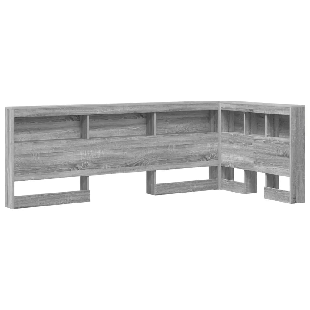 Testata contenitore Grigio Sonoma 90 cm Legno multistrato 3335522