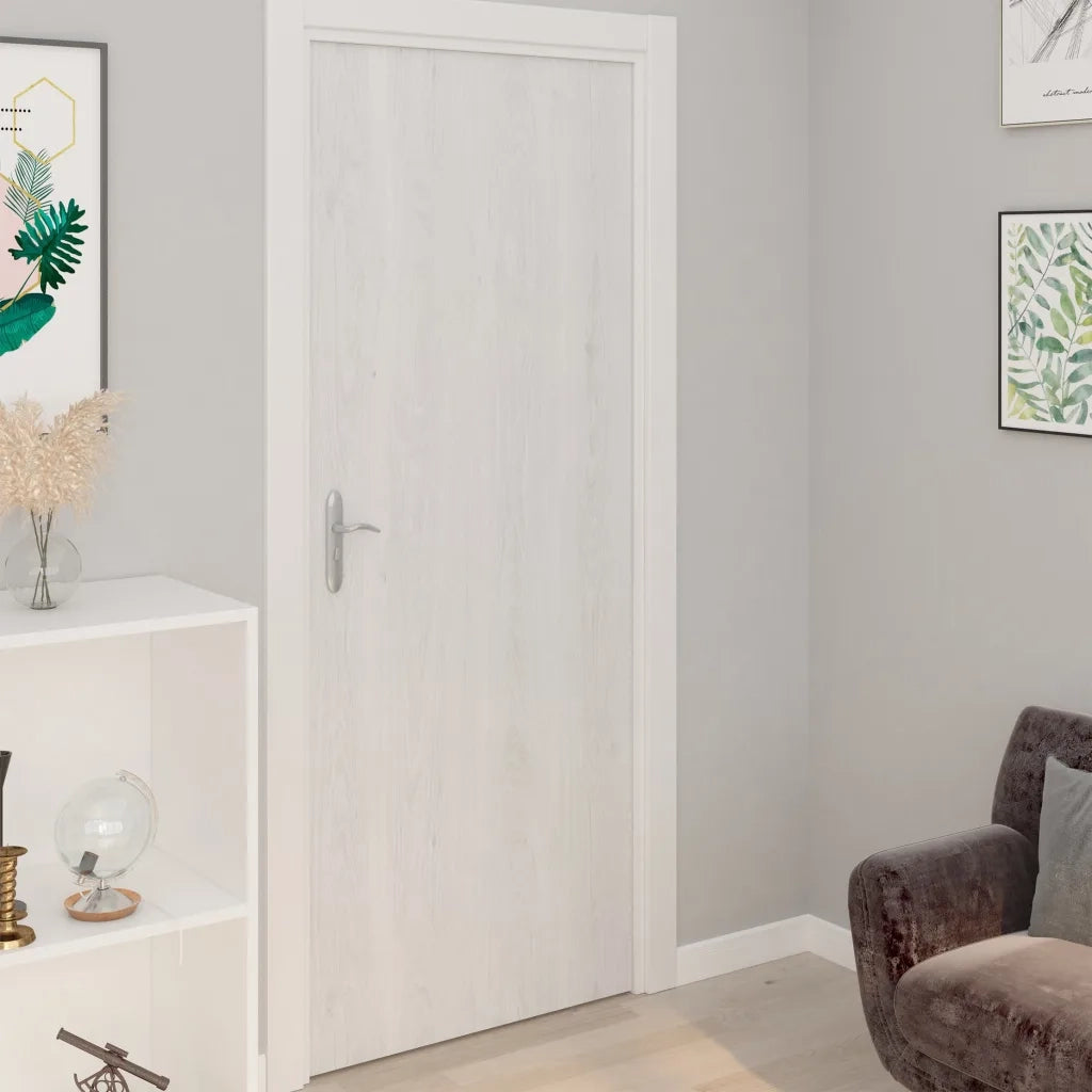 Pellicole Autoadesive per Porte 4 pz Legno Bianco 210x90 cm PVC cod mxl 49531