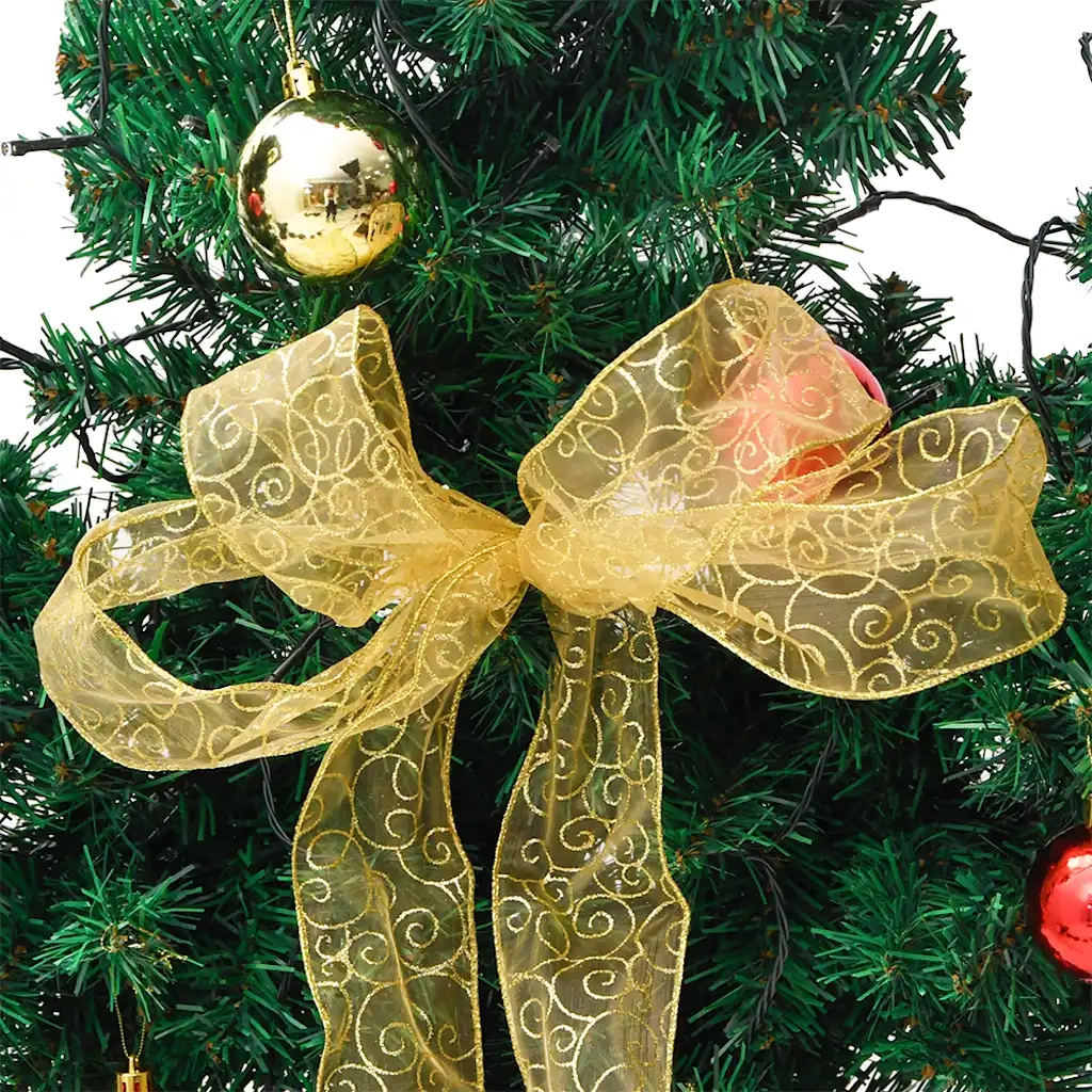 Cactus di Natale con Base e LED-Albero Natalizio-Decorazioni natalizie Verde 180 cm PVC