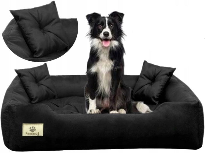 AIO FACTORY 130x105 cm PRESTIGE Letto per cani impermeabile nero