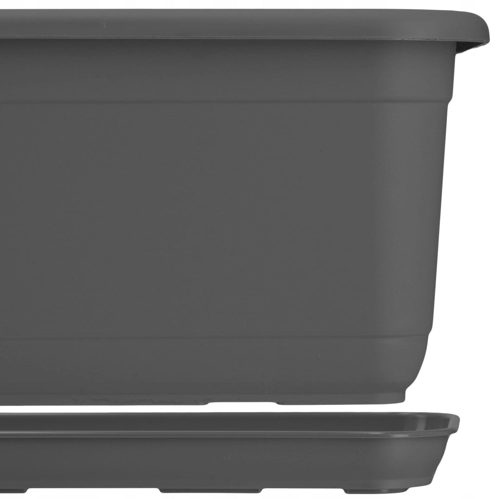 KADAX Fioriera da balcone 40 cm Vaso da fiori Supporto per vaso da fiori Supporto per fiori da balcone
