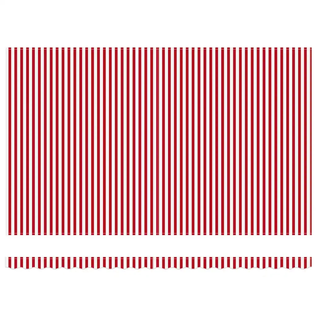 Tenda da Sole Rosso e Bianco 500 × 300 cm 3331274