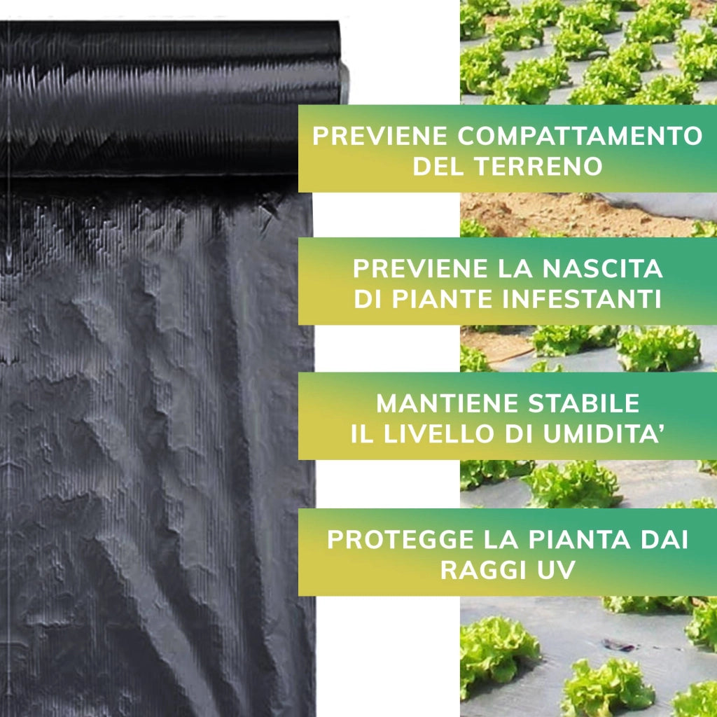 TELO PACCIAMATURA PASSO 20 EBAY 80 cm/100 mt