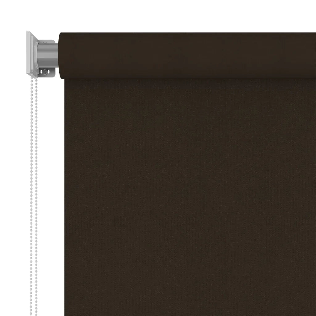 Tenda a Rullo per Esterni 205(L)x230(A) cm Marrone HDPE 312985