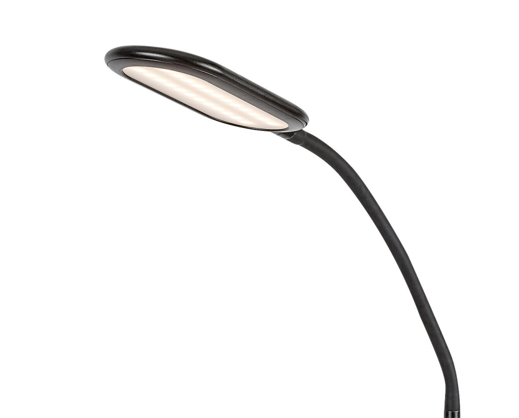 Lampada da terra LED 10W CCT nera Adelmo 74009 Rabalux