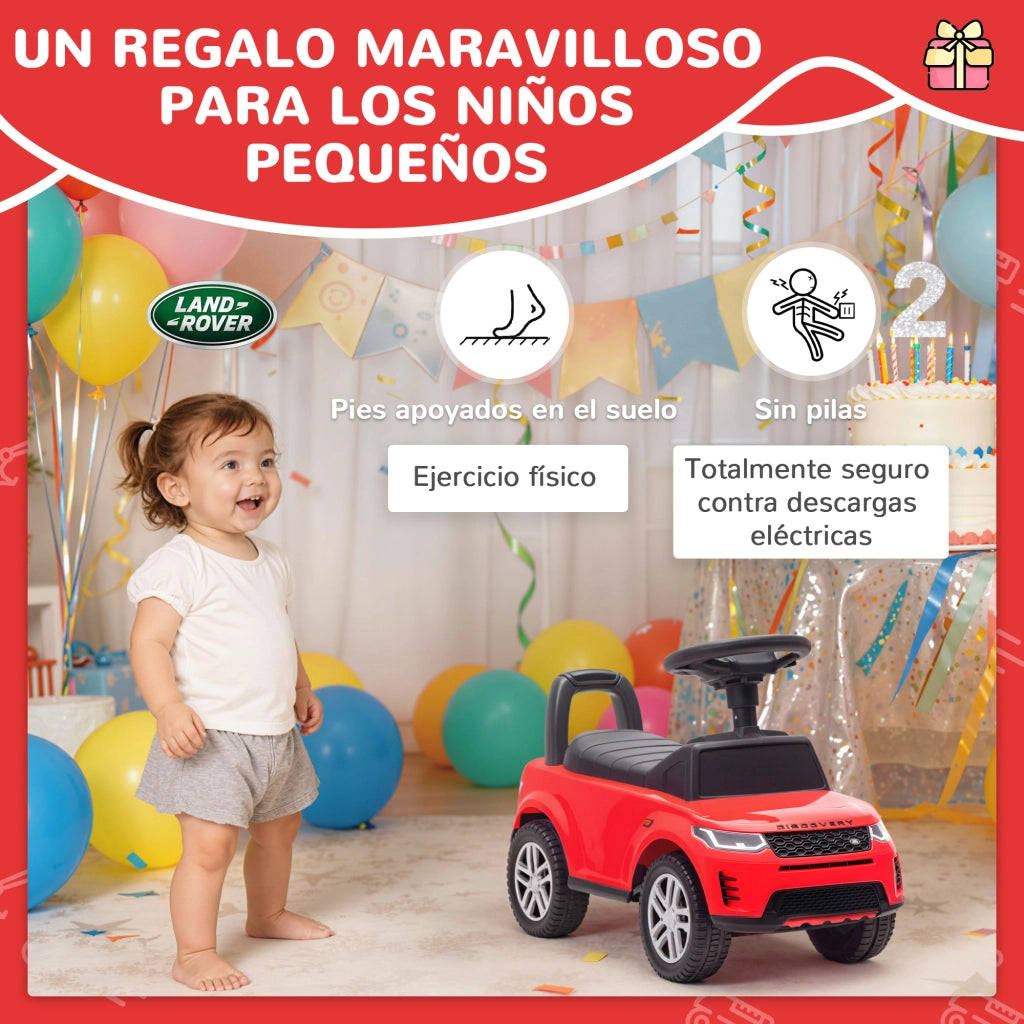 Giocattolo Coche Correpasillos ¨C Minimal ¨C Rosso con Almacenaje e Sonori