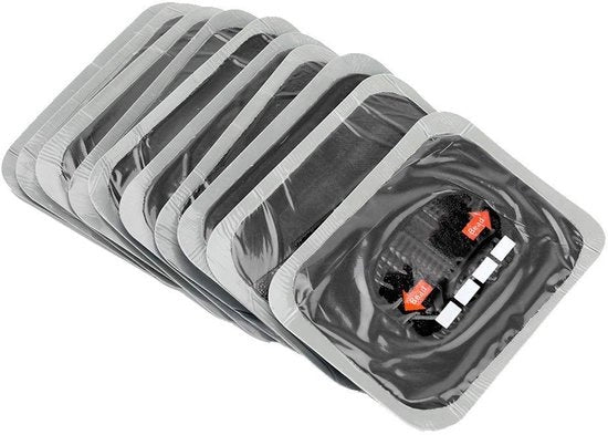 Kit di riparazione pneumatici universale - Pannelli di riparazione tubeless - 80 x 120 mm - Natuurrubber - Adatto per auto