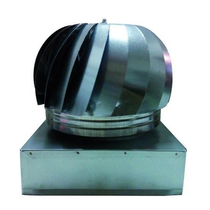 Tecnoforte Officine 9775374 Fumaioli Eolici Acciaio Inox Diametro 25 cm colore Acciaio