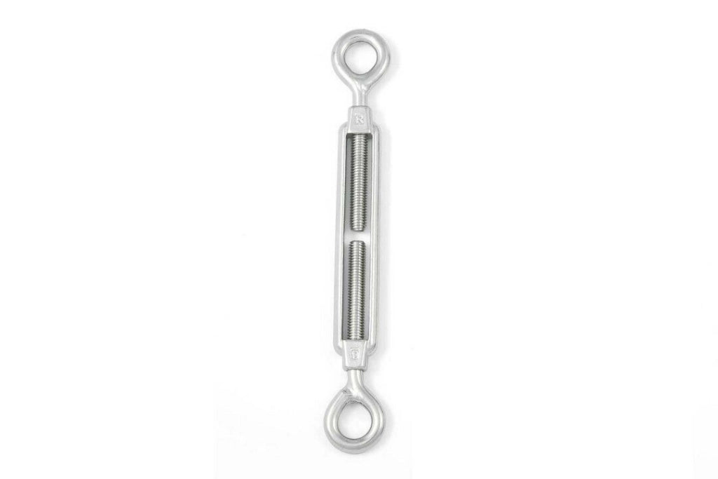 Tenditore Zincato Due Occhielli Diametro 8 Mm Set 5 Pezzi - Masidef