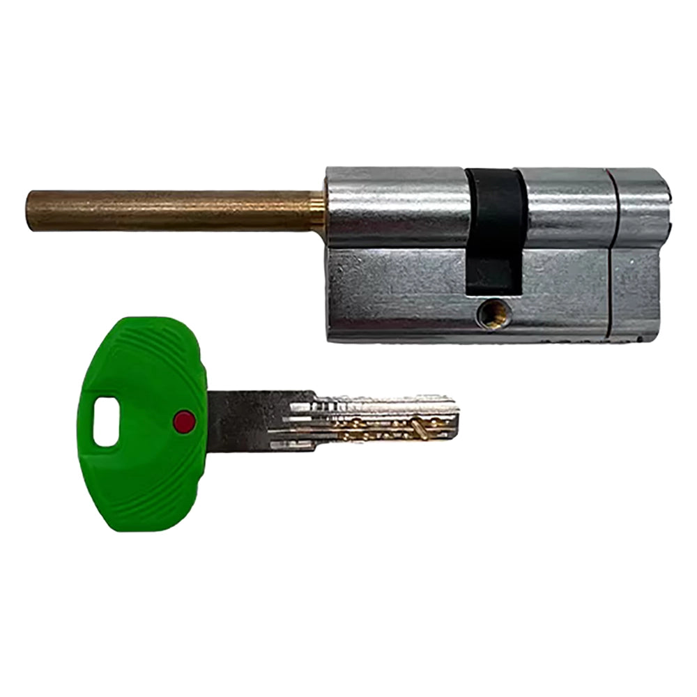 Cilindro profilato cromo satinato 26x10x46