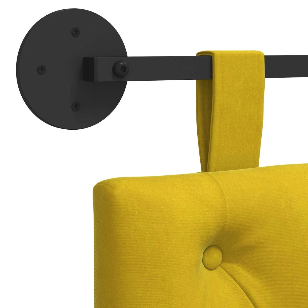 Testiera sospesa Con luce LED Giallo Velluto 42032087