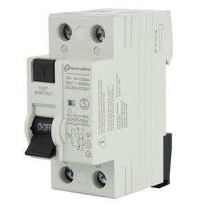 INTERRUTTORE DIFFERENZIALE 30MA 25A 6KA TIPO AC- 2,0 pz