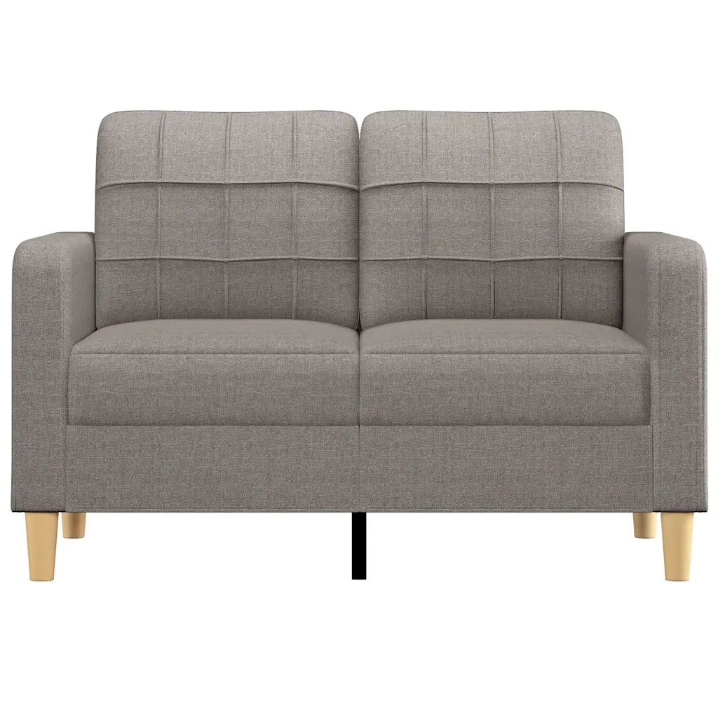Divano a 2 Posti-Sofa 2 Posti Tortora 120 cm in Tessuto 374496