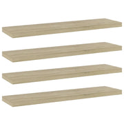 Ripiani per Libreria 4pz Rovere Sonoma 40x10x1,5cm Multistrato 805128