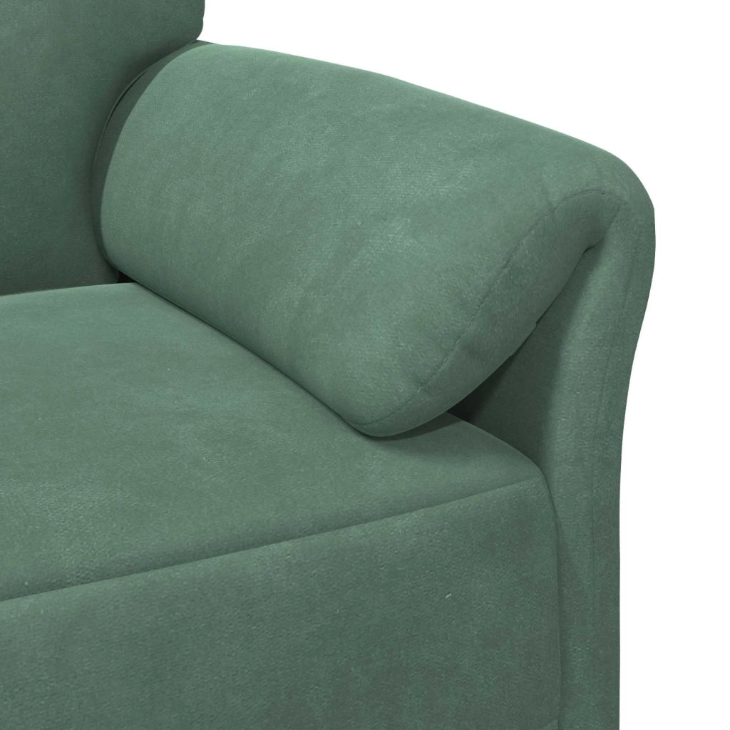 Divano 3-Persone Verde Mare 198 x 83 x 95 cm Velluto 42033978