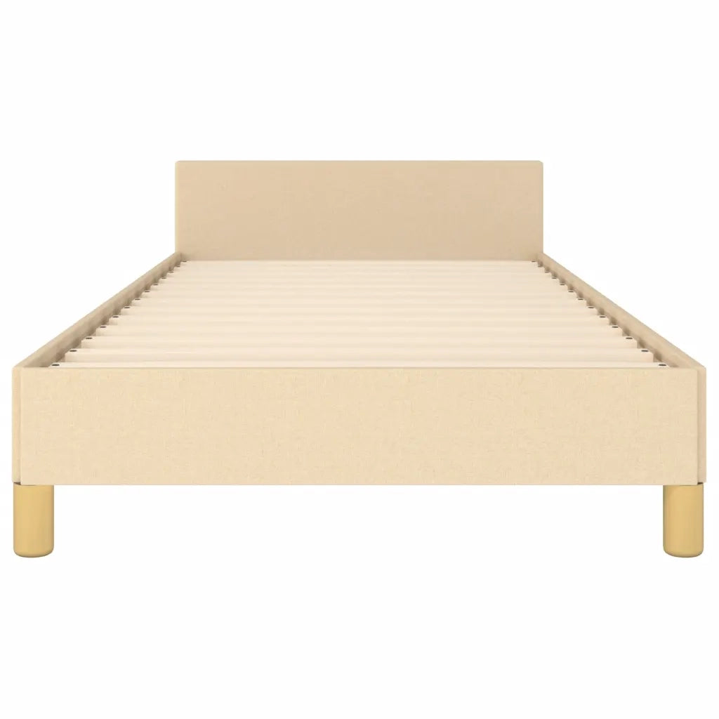 Giroletto senza Materasso Crema 100x200 cm in Tessuto