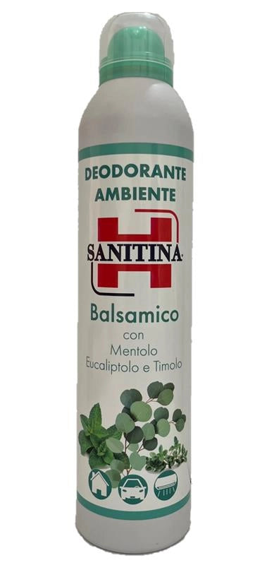 SANITINA DEODORANTE BALSAMICO 300 ML CON MENTOLO EUCALIPTO E TIMO