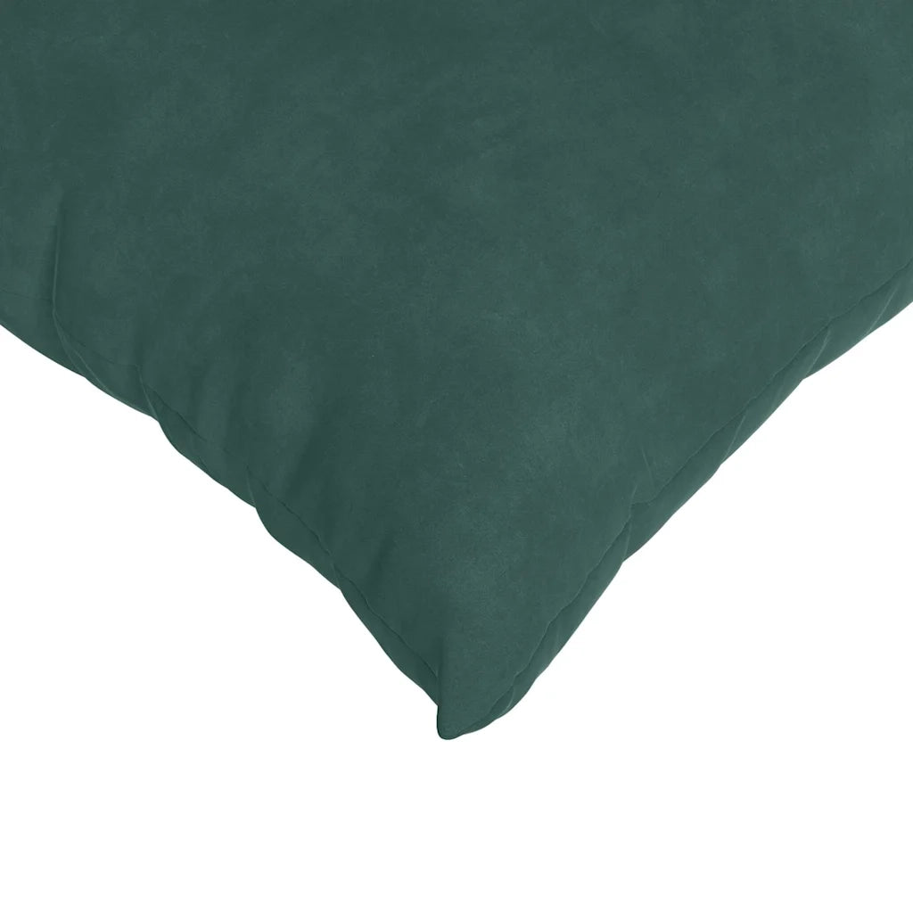 Cuscini da Divano 2 pcs Verde Scuro 80 x 80 cm Tessuto in Cords 42014059