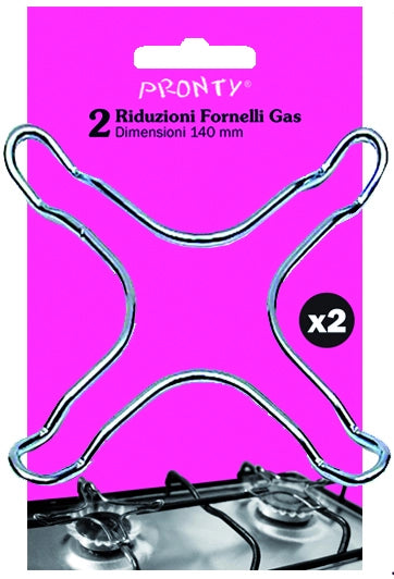 SET RIDUTTORI PER FORNELLI 2 PEZZI  cm. 14 12.00 confezioni
